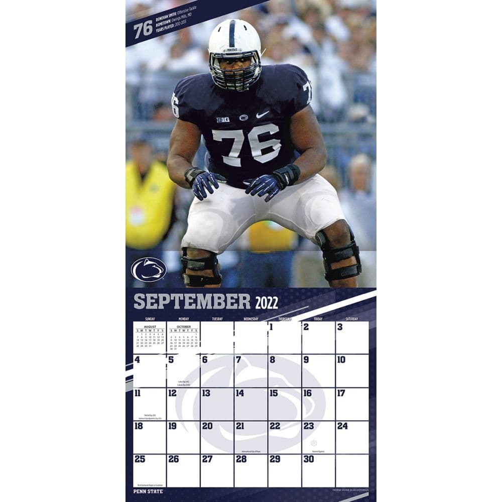 Psu Calendar Fall 2023 Col Penn State Nittany Lions 2023 Mini Wall Calendar - Calendars.com