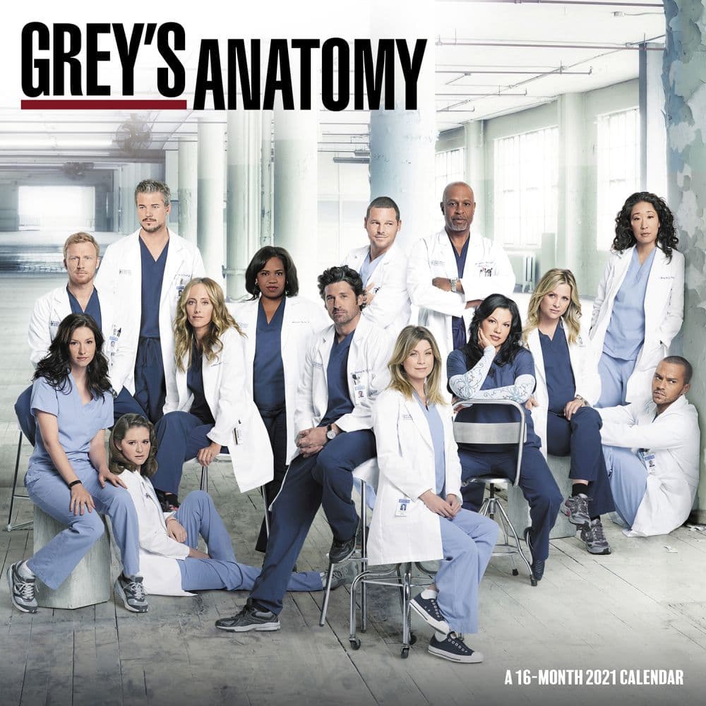 Greys Anatomy Wall Calendar Calendars Com