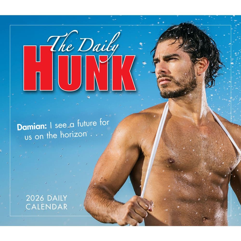 image Daily Hunk Get Things Done 2026 Desk Calendar_Main Image