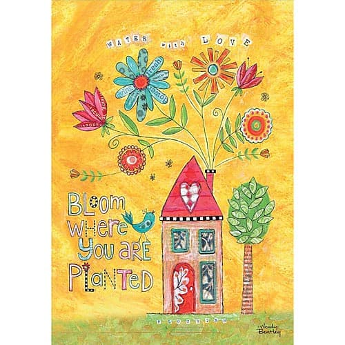 Wendy Bentley Water With Love Large Garden Flag