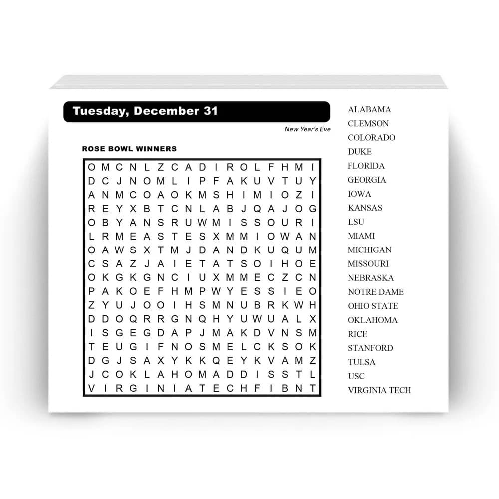 Word Search 2024 Desk Calendar Fifth Alternate Image width=&quot;1000&quot; height=&quot;1000&quot;