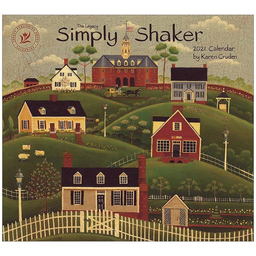 2021 Simply Shaker Cruden Wall Calendar