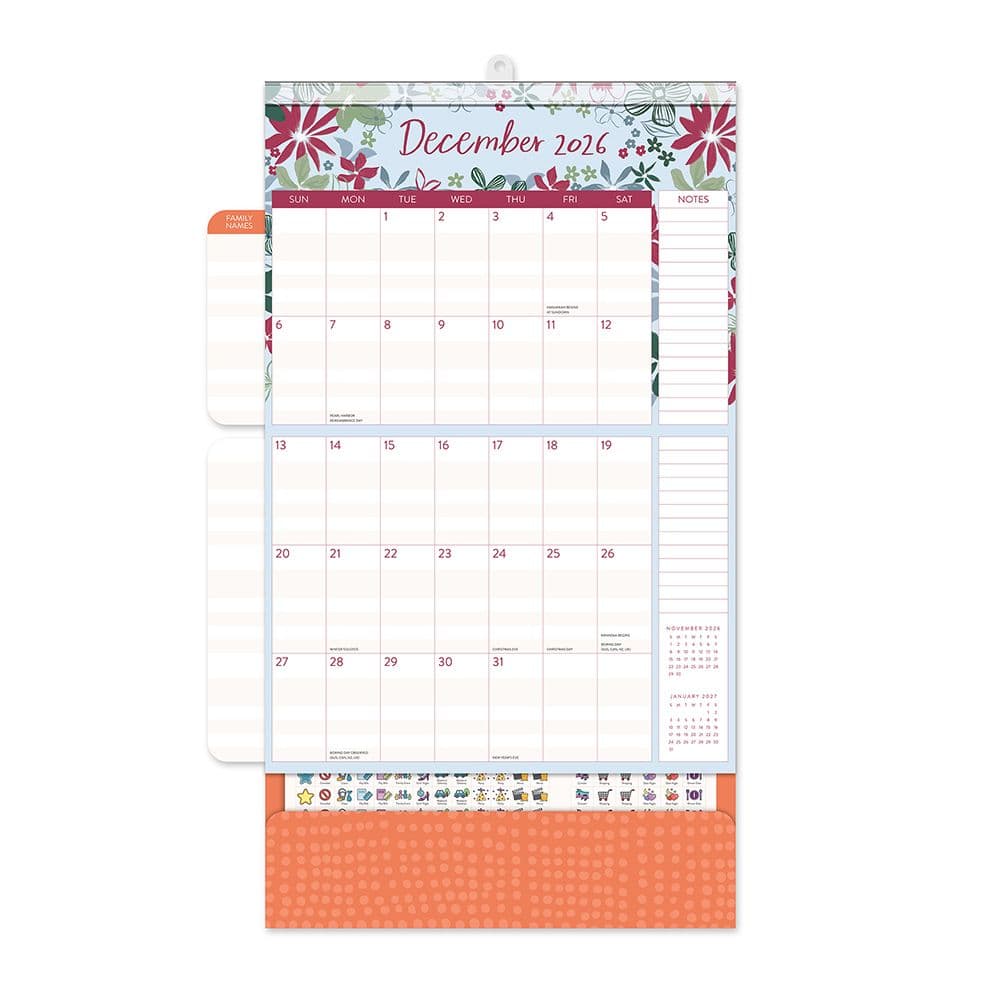Secret Garden Do It All 2026 Wall Calendar Fourth Alternat Image