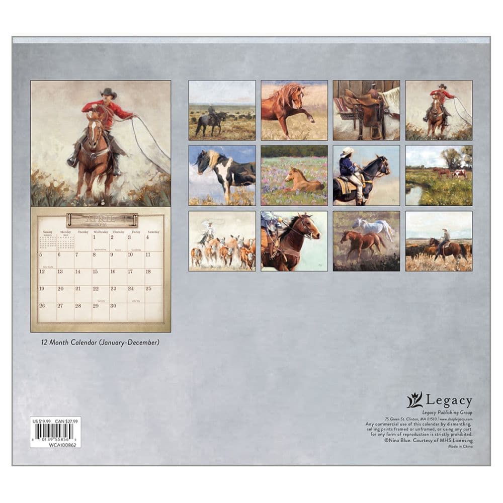 Home on the Range by Nina Blue 2026 Wall Calendar First Alternate Image