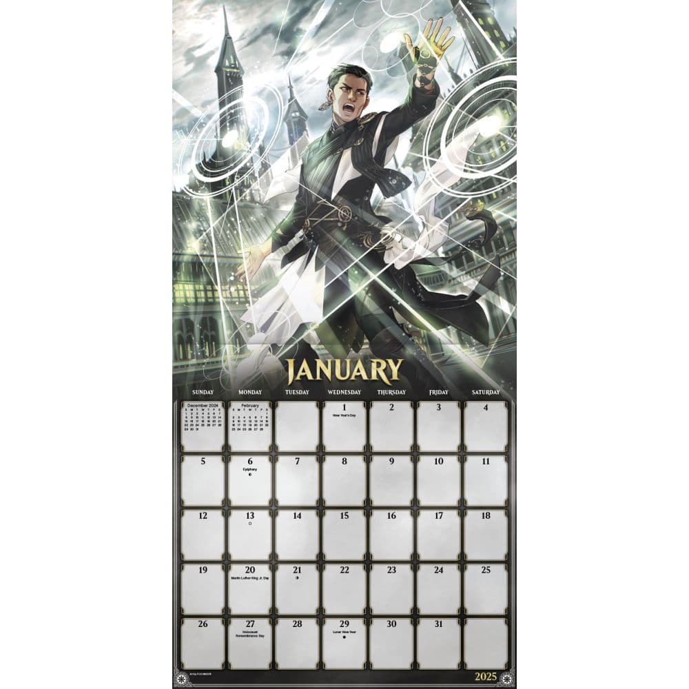 Magic the Gathering 2025 Wall Calendar Alt1