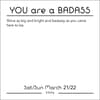 image You Are a Badass 2026 Desk Calendar Third Alternate Image