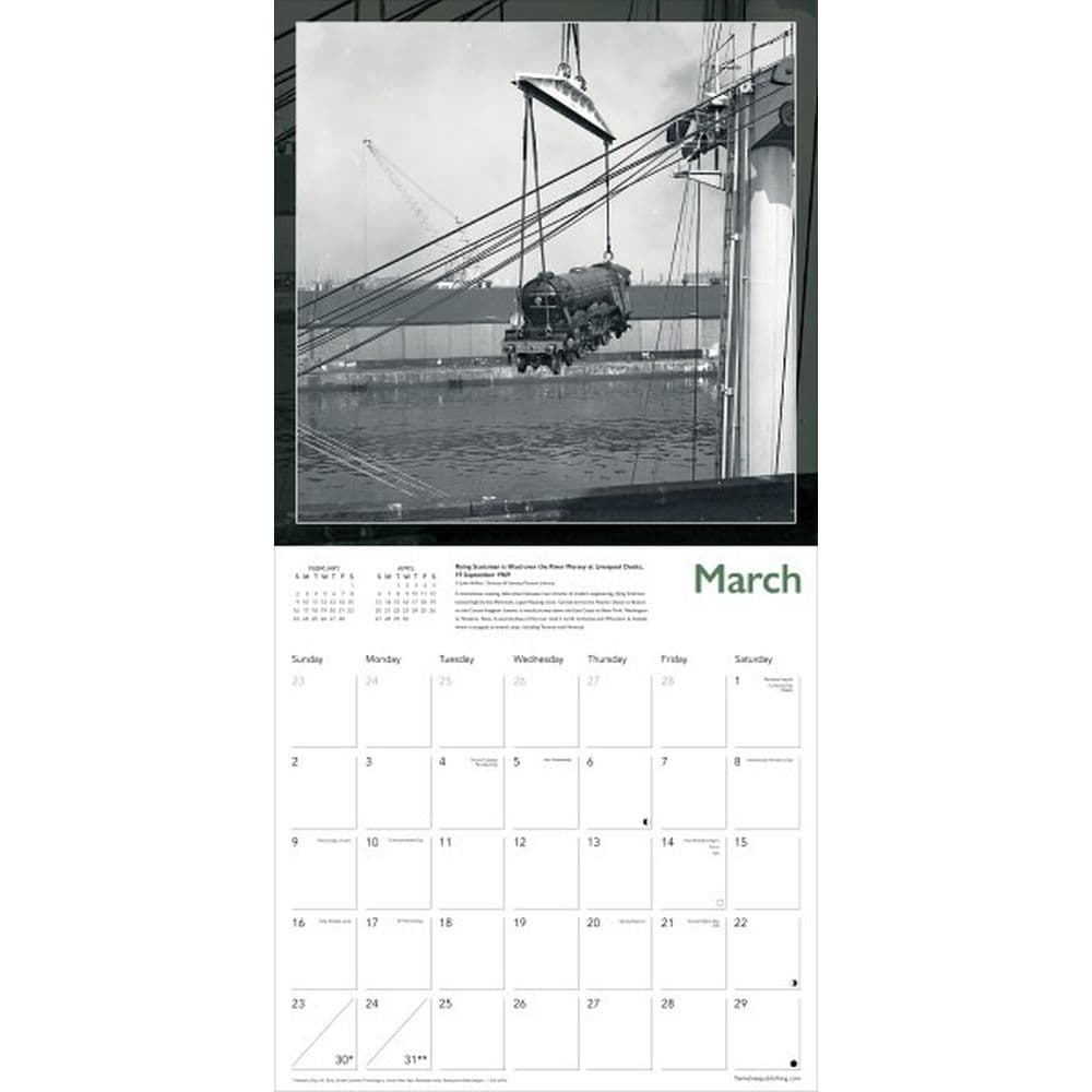 Flying Scotsman 2025 Wall Calendar Second Alternate Image