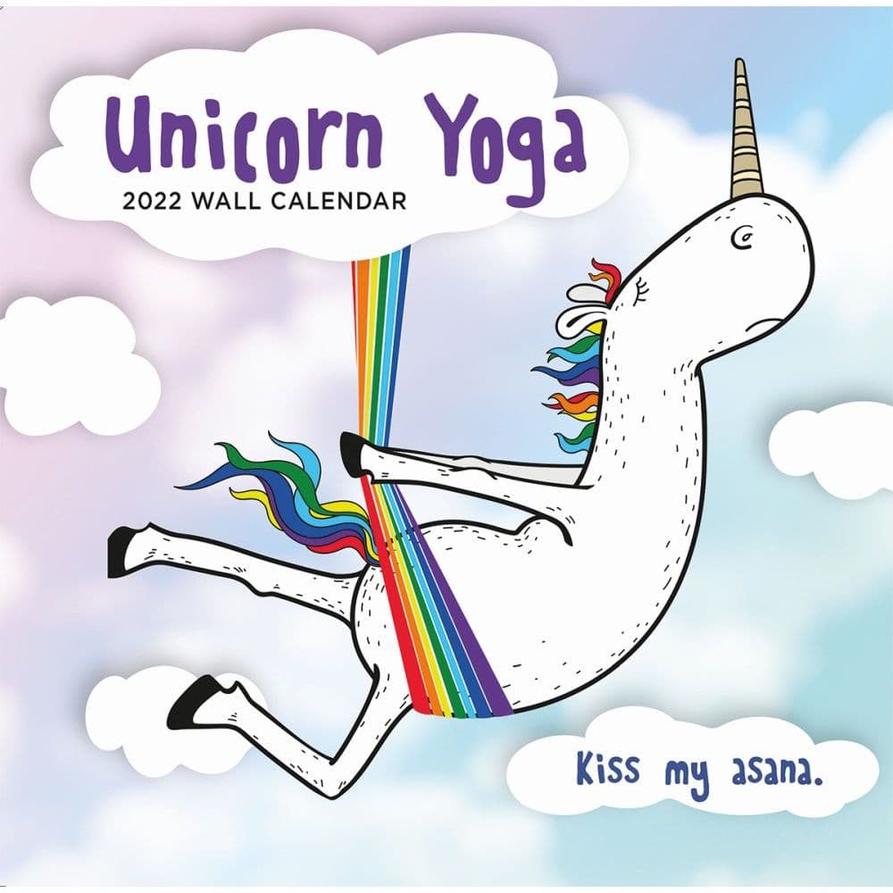 Unicorn Yoga 2022 Mini Wall Calendar - Calendars.com