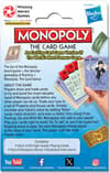 image Monopoly The Card Game back of box