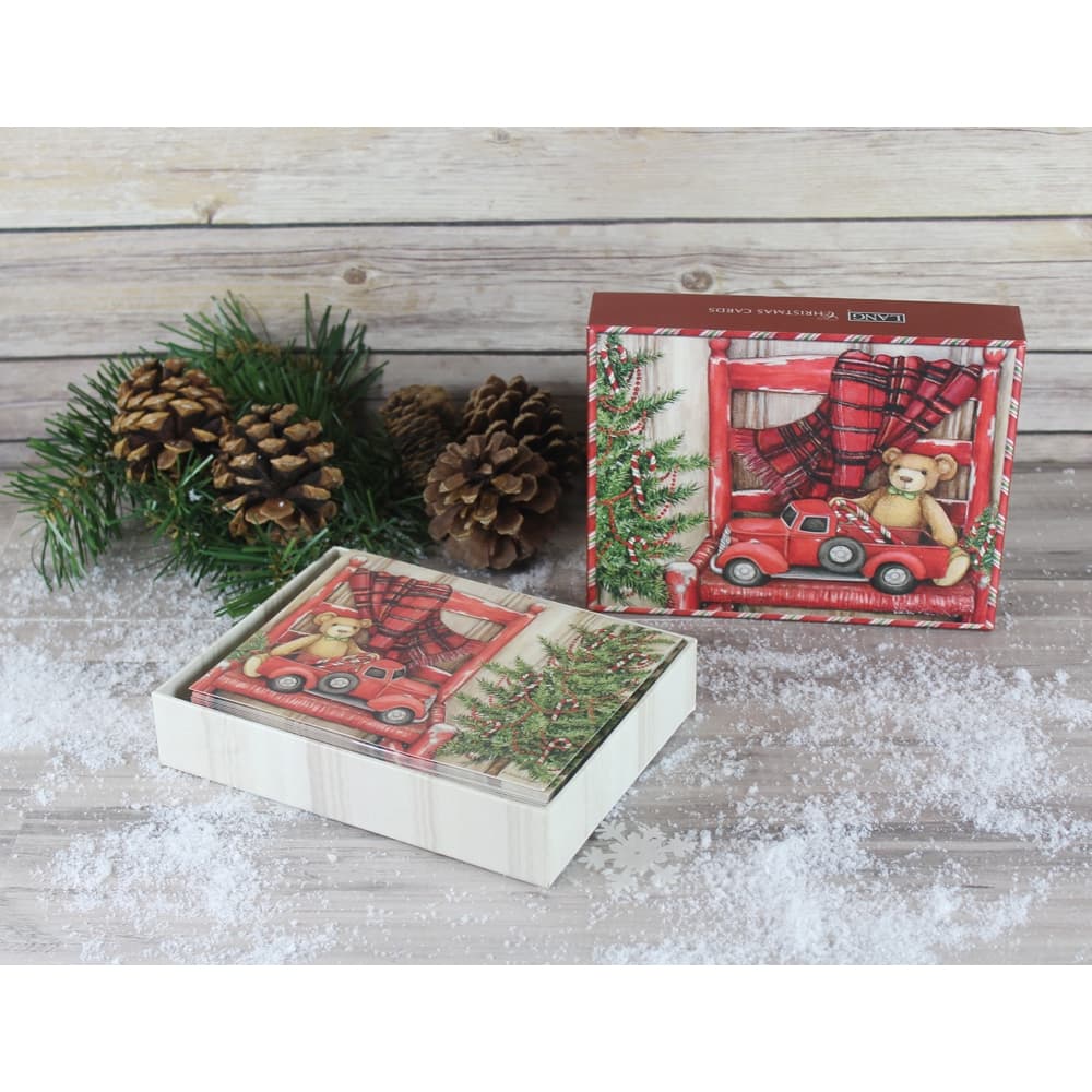 Bear In Chair 5.375&quot; X 6.875&quot; Boxed Christmas Card by Susan Winget Alternate Image 3