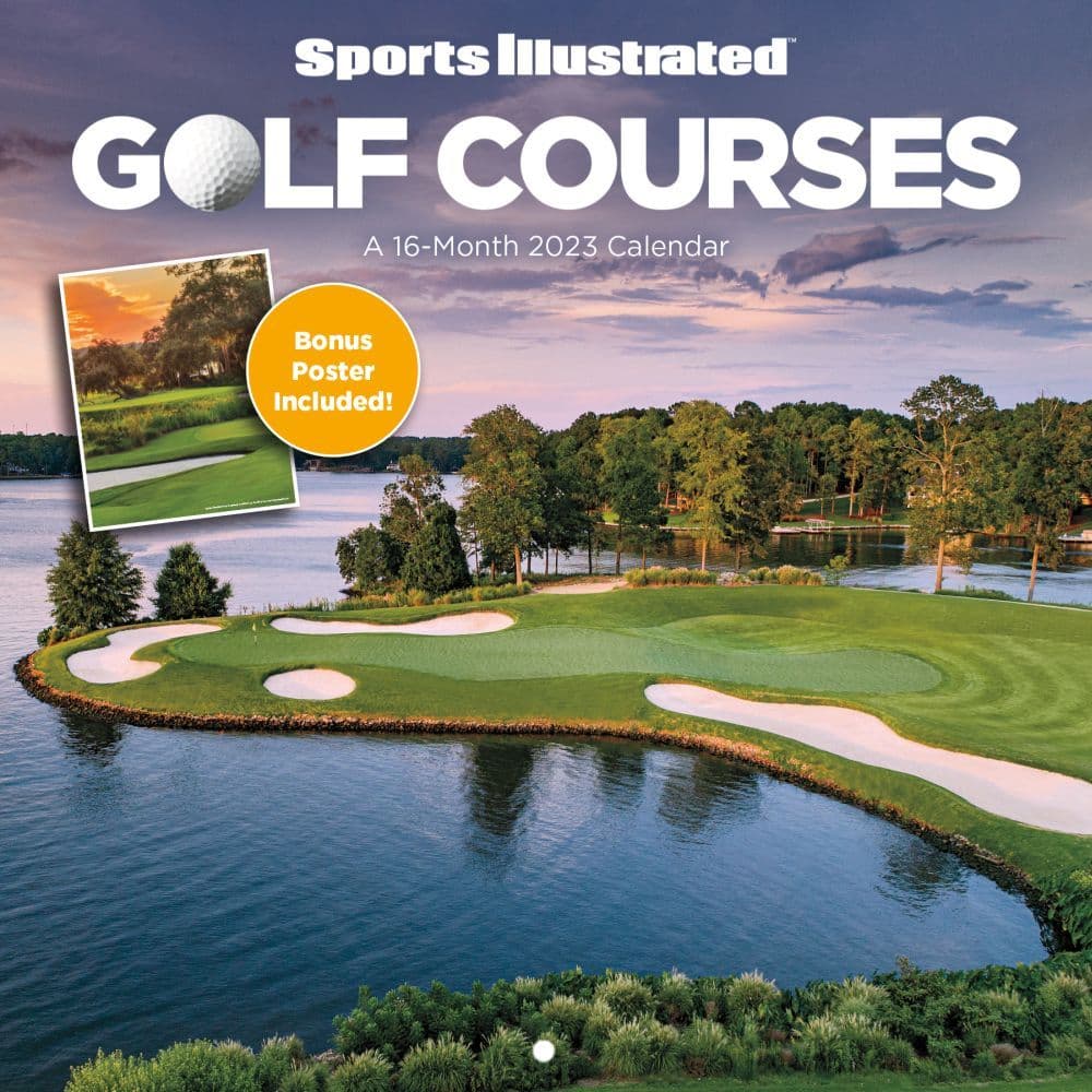 Sports Illustrated Golf Courses 2023 Wall Calendar