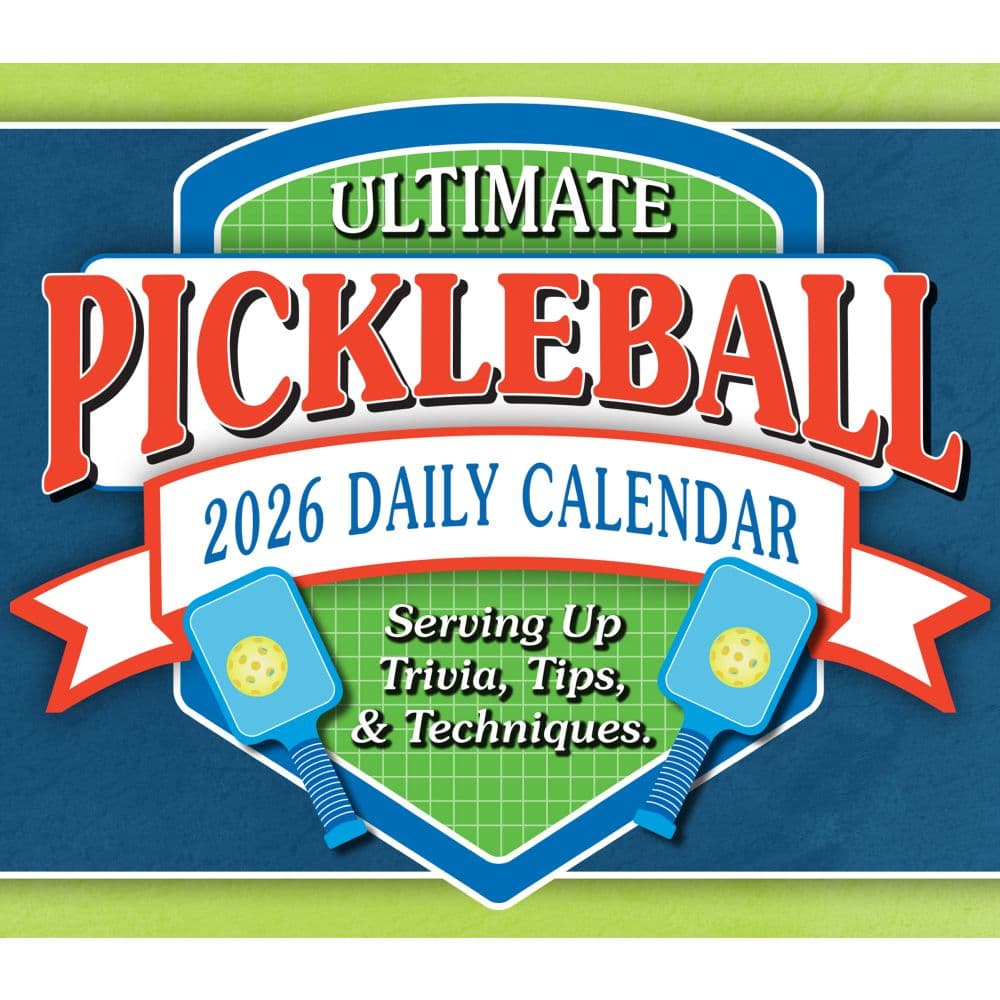 image Ultimate Pickleball 2026 Desk Calendar_Main Image