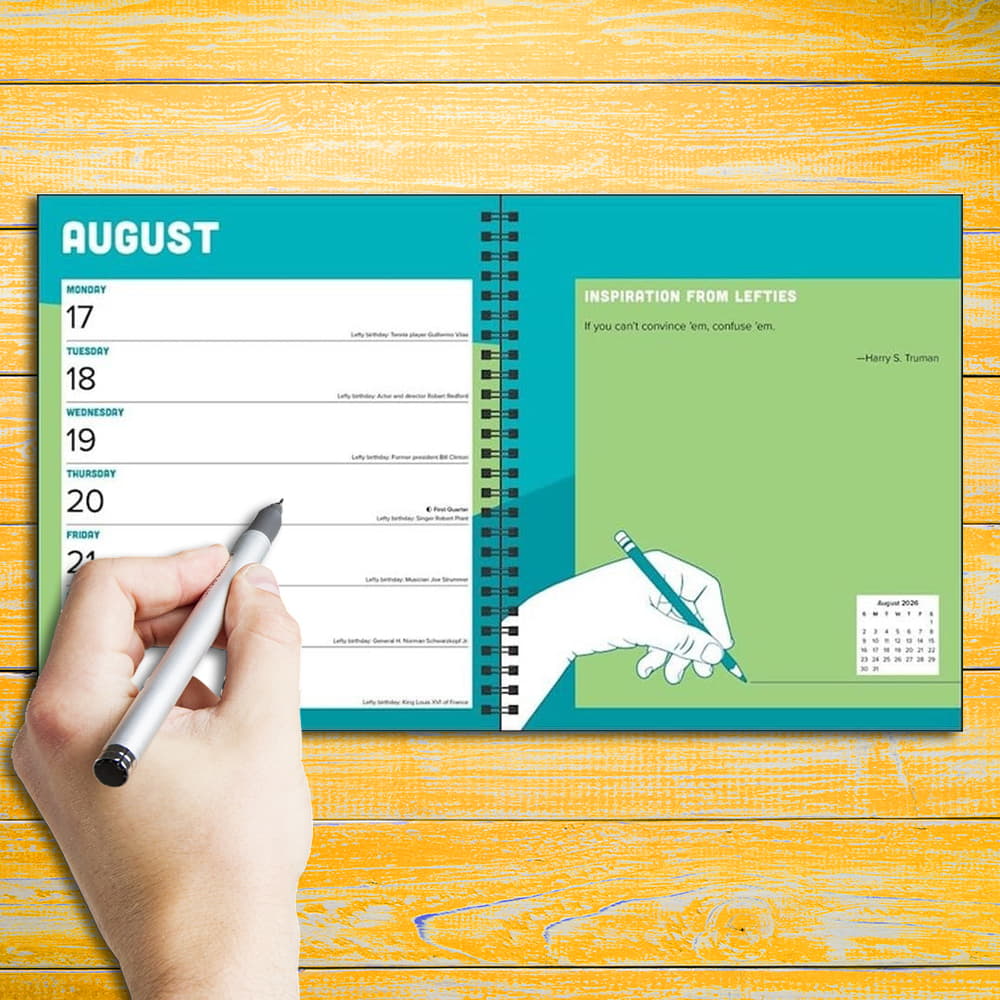 Left Handers 2026 Engagement Planner Fifth Alternate Image