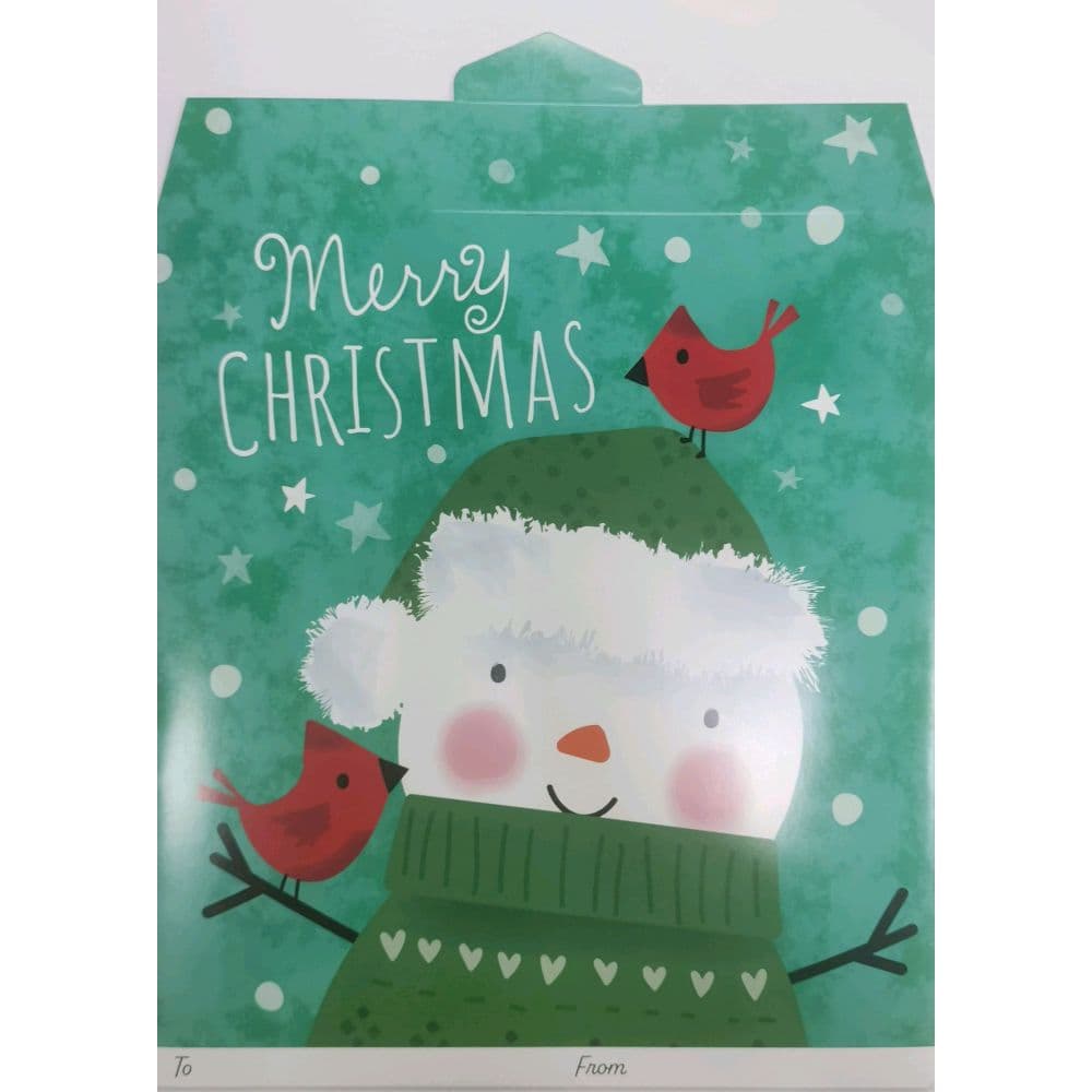 Merry Snowman Calendar Wrapper