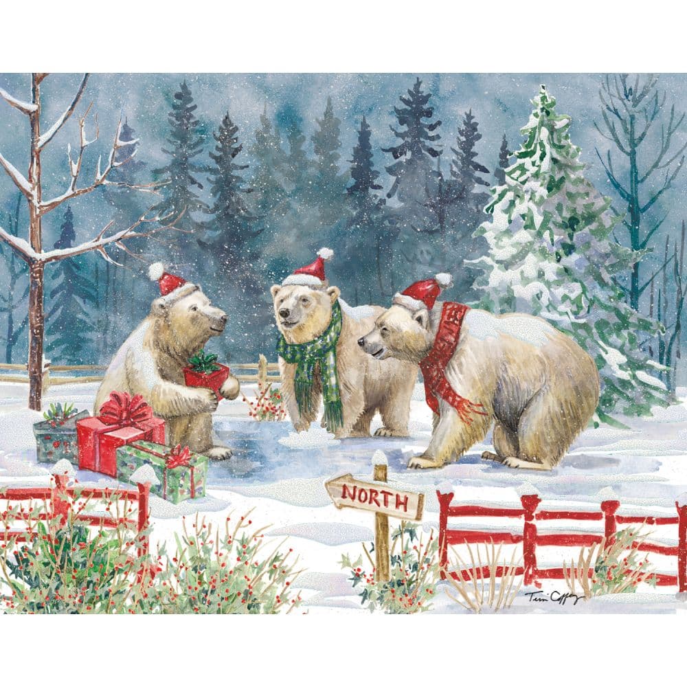 Bear-Y Merry Boxed Christmas Cards First Alternate Image