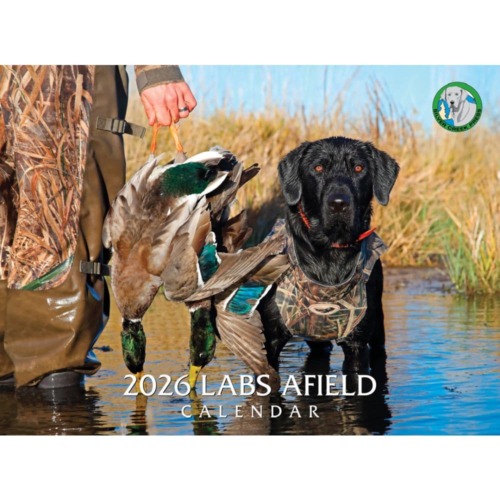 Labs Afield 2026 Wall Calendar Main Product Image