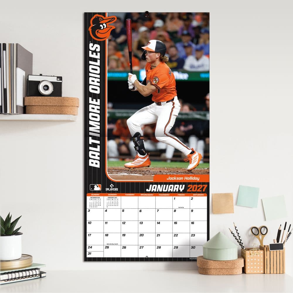 MLB Baltimore Orioles 2027 Wall Calendar Fifth Alternate Image