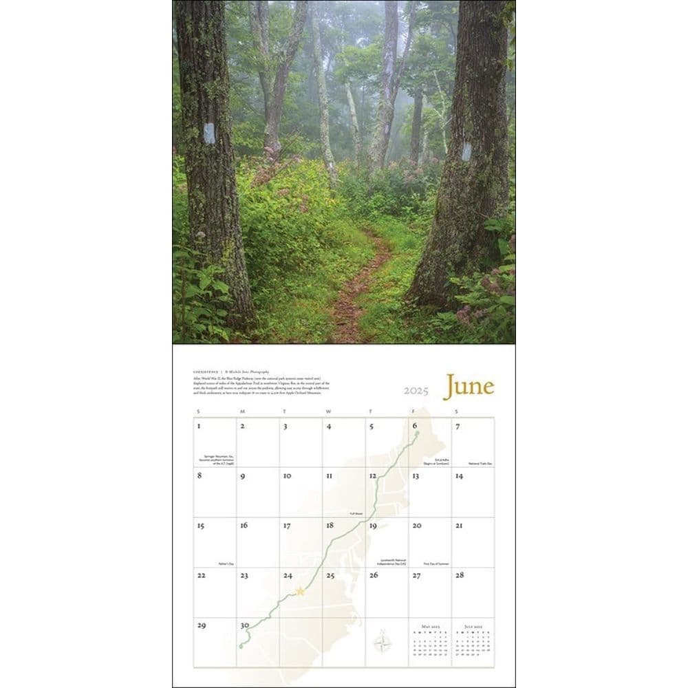 Appalachian Trail 2025 Wall Calendar Third Alternate Image width=&quot;1000&quot; height=&quot;1000&quot;