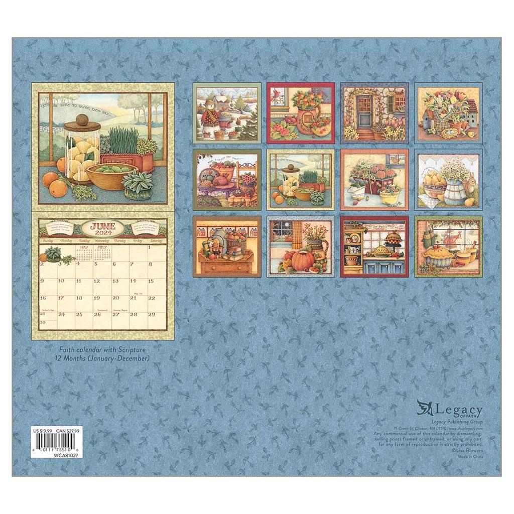 Faithful Moments Blowers 2024 Wall Calendar First Alternate Image width=&quot;1000&quot; height=&quot;1000&quot;