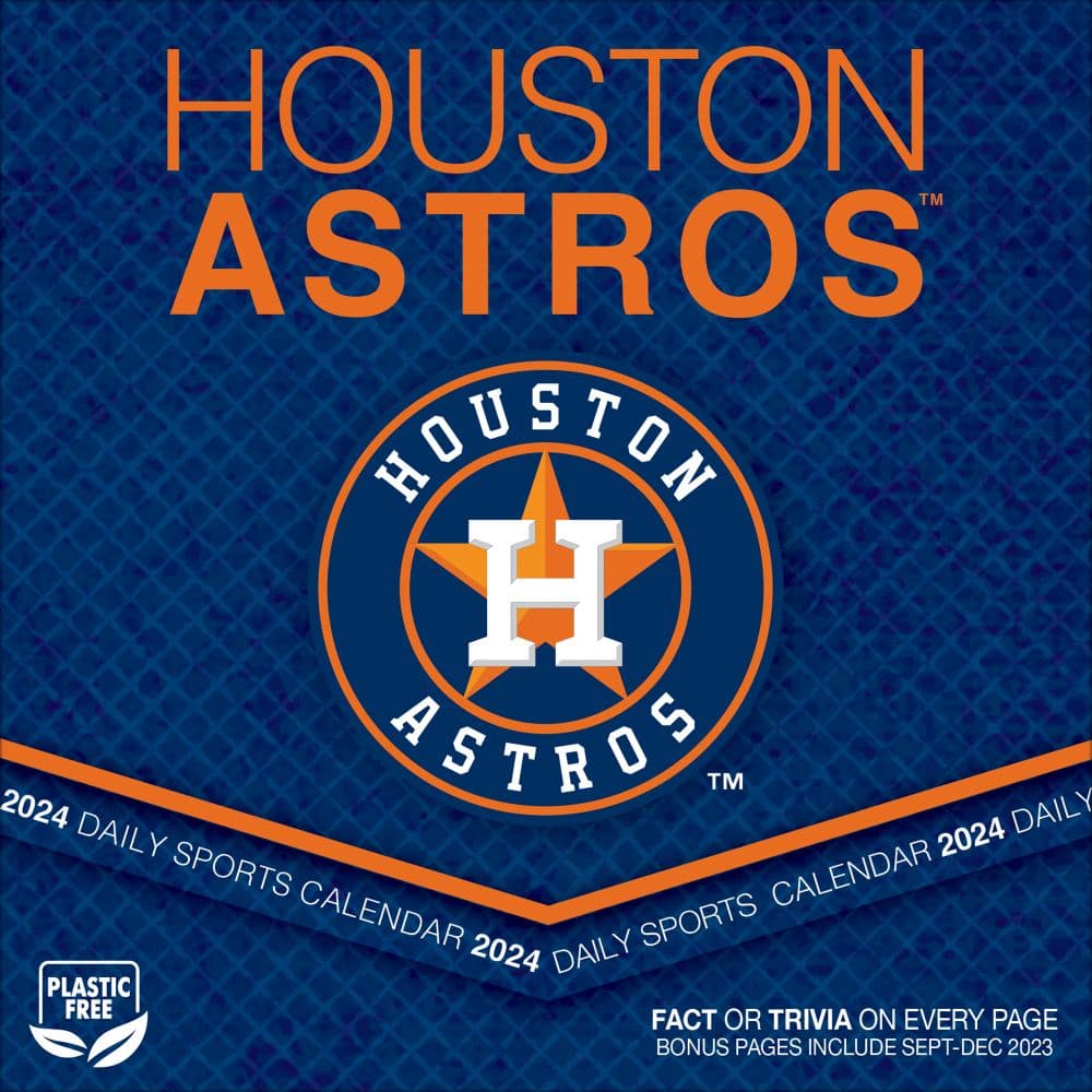 MLB Houston Astros 2024 Desk Calendar