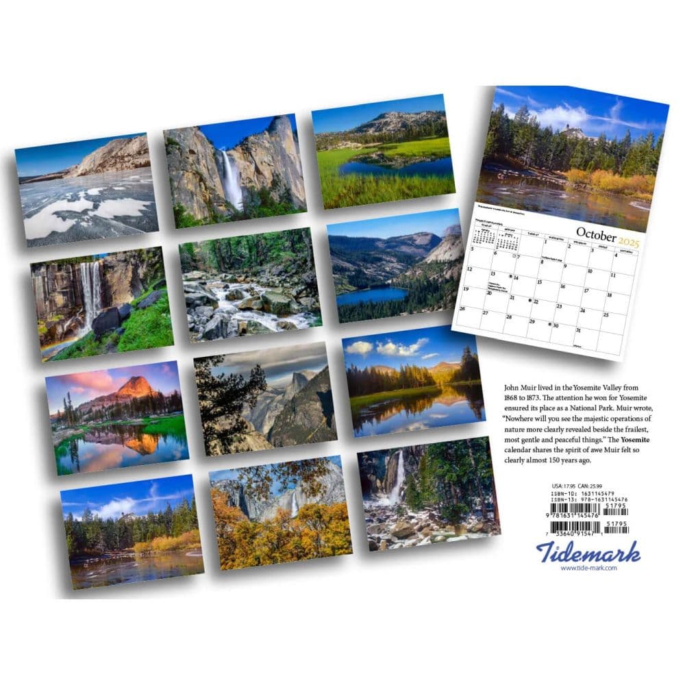 Yosemite National Park 2025 Wall Calendar First Alternate Image width="1000" height="1000"