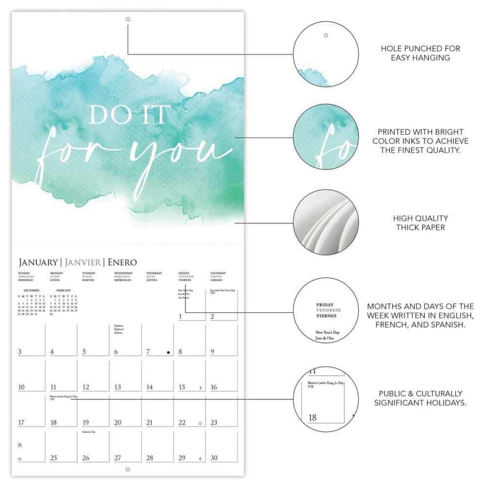 Best Day Ever 2027 Mini Wall Calendar Second Alternate Image