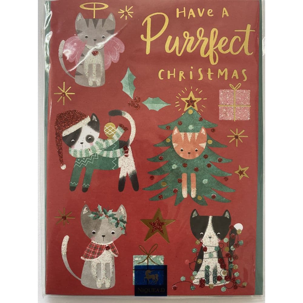 Xmas Kitties Gifts &amp; Stocking Christmas Card Fourth Alternate Image width=&quot;1000&quot; height=&quot;1000&quot;
