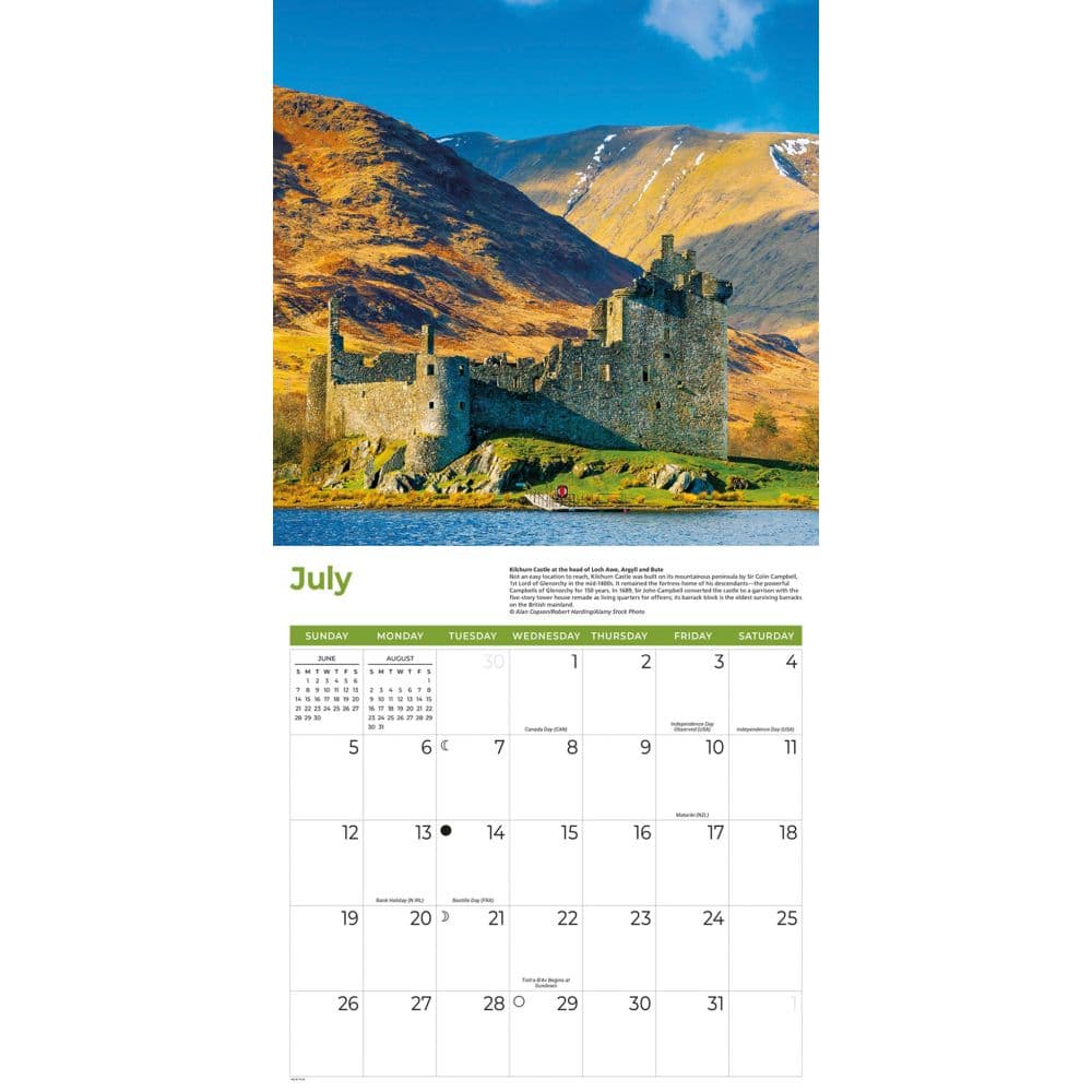 Scotland 2026 Wall Calendar Third Alternate Image