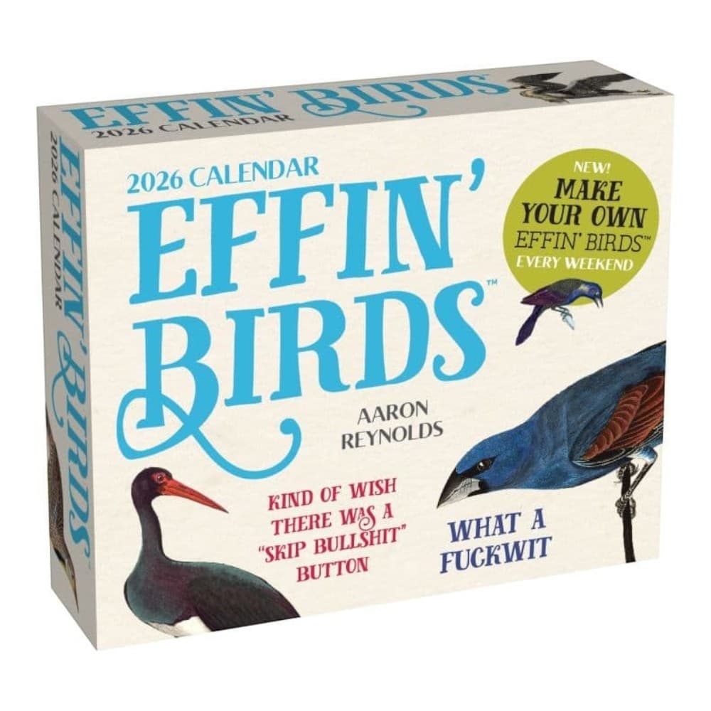 image Effin Birds 2026 Desk Calendar Main Product