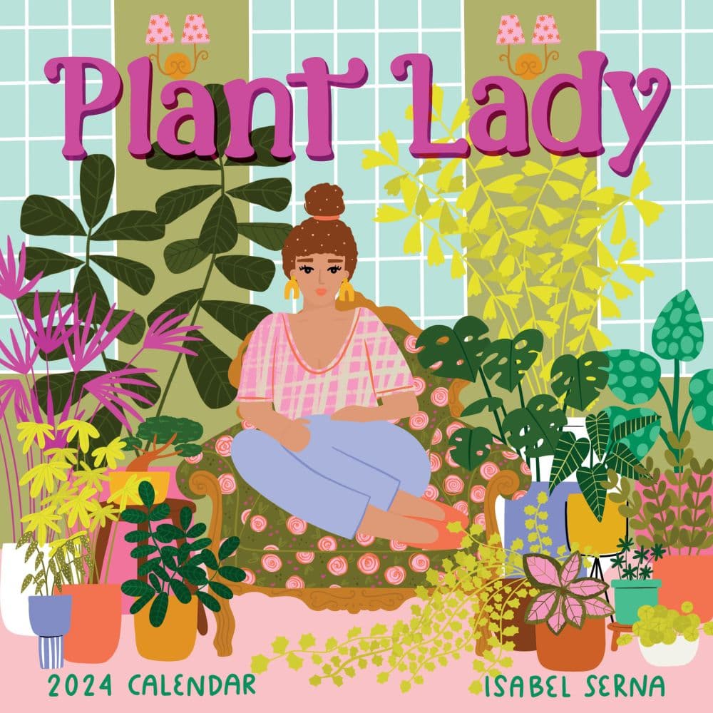 Plant Lady 2024 Wall Calendar Main Image