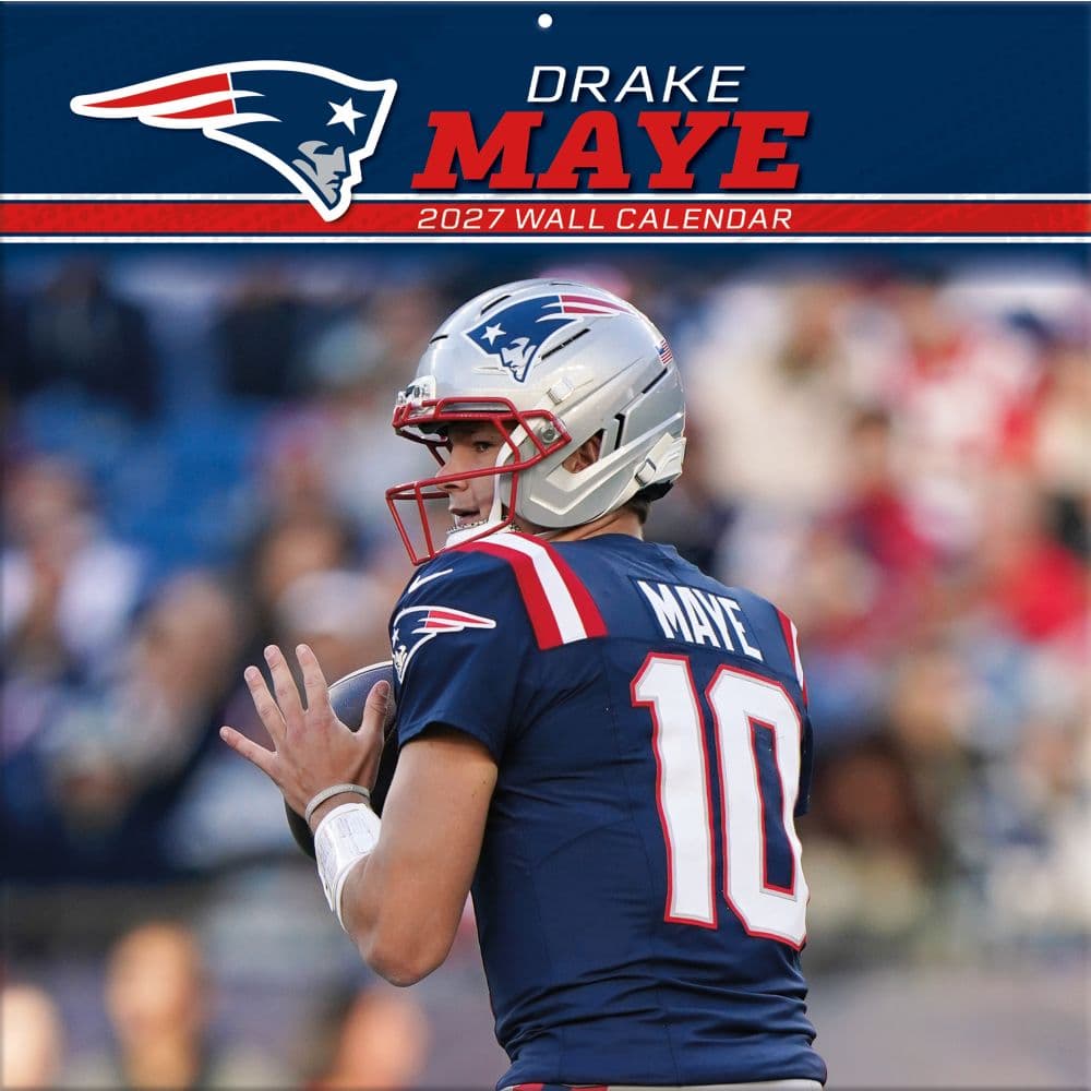 image NFL Drake Maye 2027 Wall Calendar