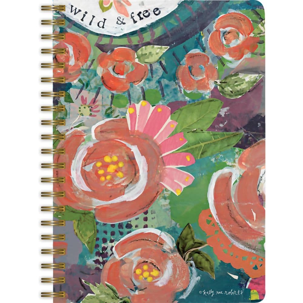 Wild and Free Spiral Journal by Kelly Rae Roberts
