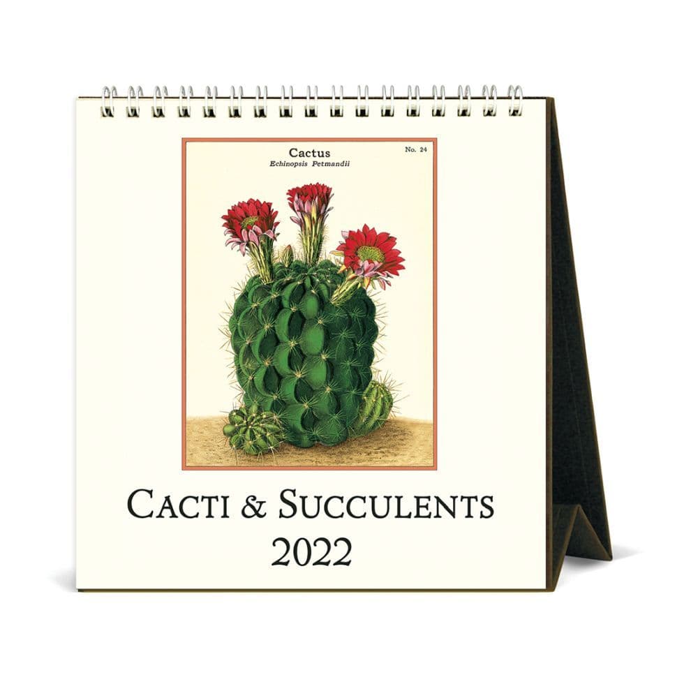 Succulents 2022 Easel Calendar