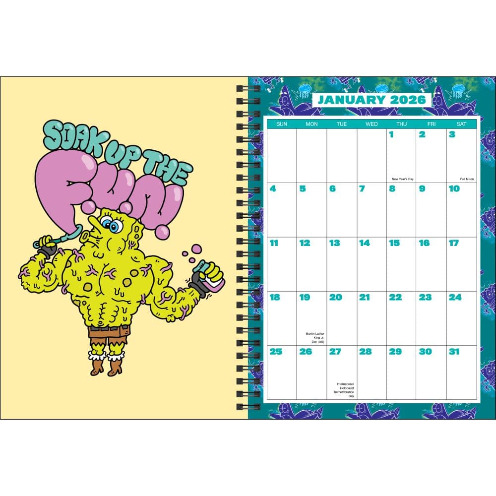 Spongebob Squarepants 2026 Planner Second Alternate Image