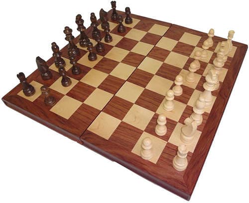 Large Wooden Chess Set Alternate Image 1
