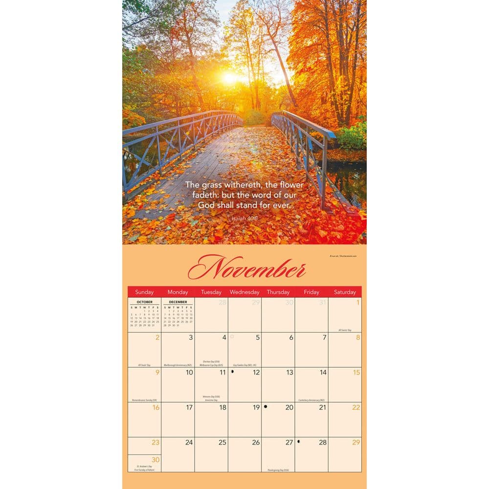 August 2025 Calendar Bible Verse