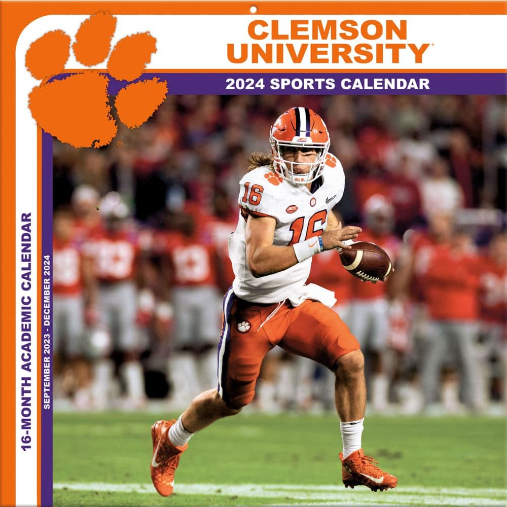 Clemson Tigers 2025 Wall Calendar