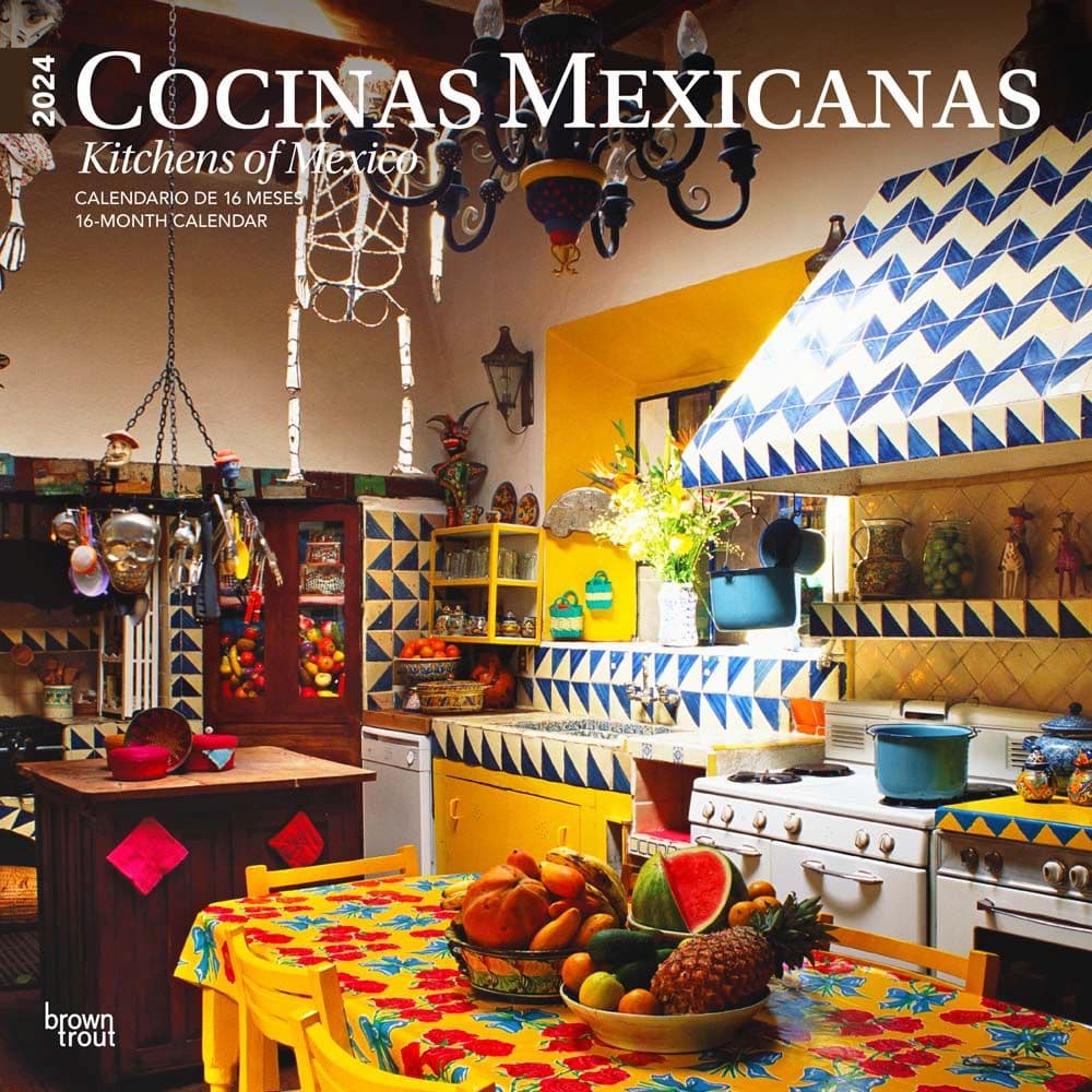 Cocinas Mexicanas 2024 Wall Calendar Main Product Image width=&quot;1000&quot; height=&quot;1000&quot;