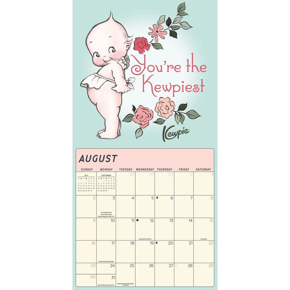 Kewpie 2026 Wall Calendar Third Alternate Image