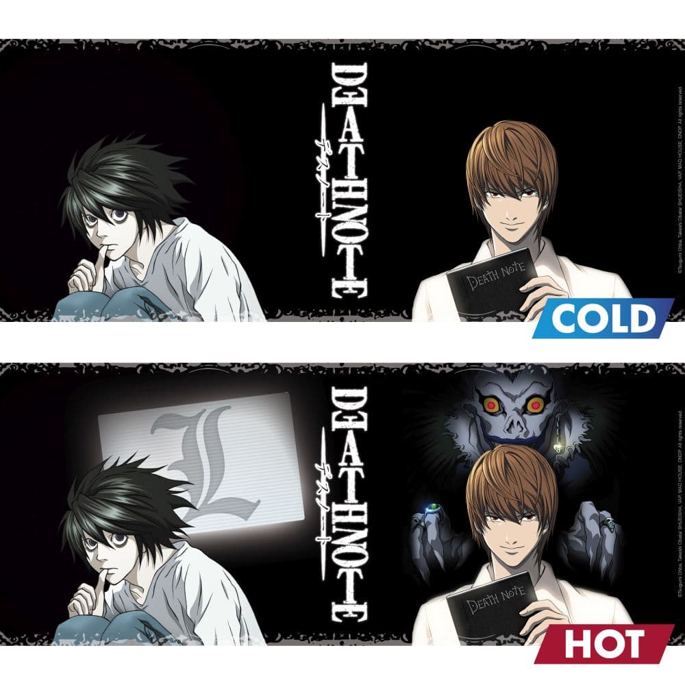 Death Note Kira and L Heat Change Mug Third Alternate Image