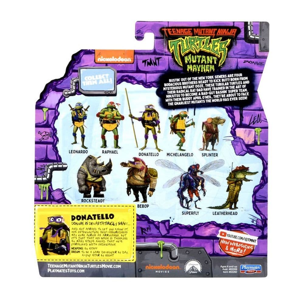 TMNT 23 Movie Donatello Basic Figure Sixth Alternate Image