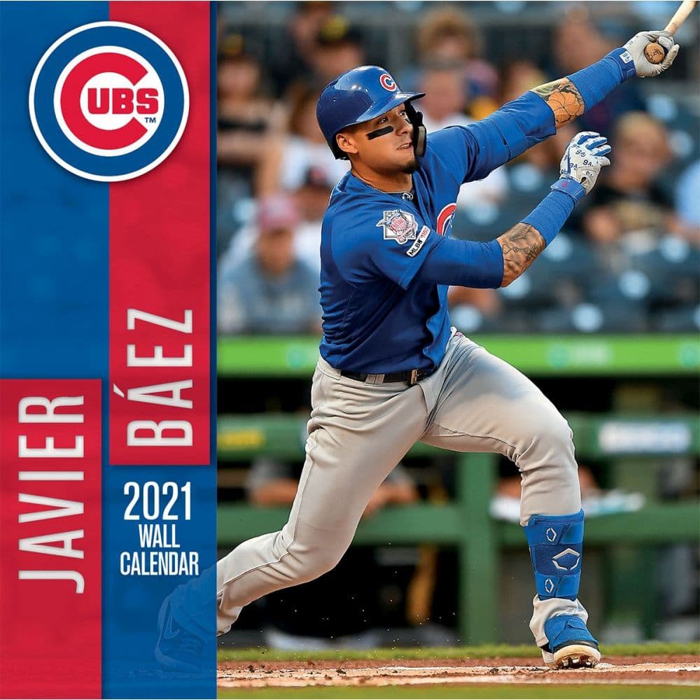 MLB Javier Baez Chicago Wall Calendar