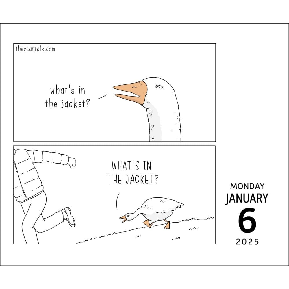 They Can Talk Comic 2025 Desk Calendar Second Alternate Image width=&quot;1000&quot; height=&quot;1000&quot;