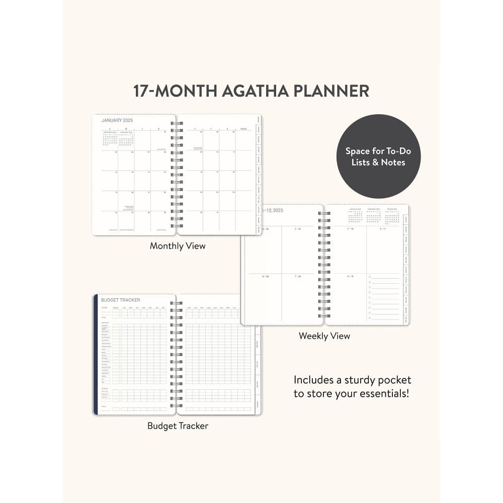 Cambridge Blue Agatha 2025 Planner
