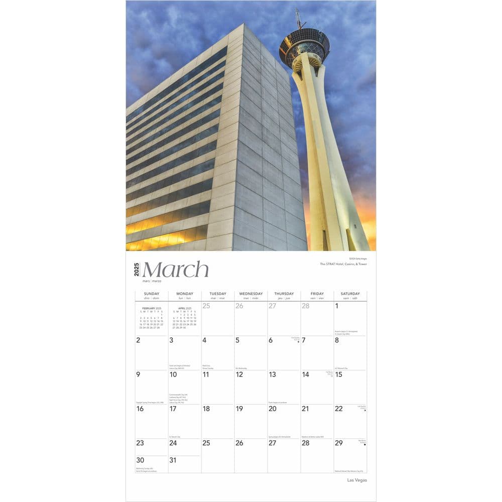Las Vegas 2025 Wall Calendar First Alternate Image width=&quot;1000&quot; height=&quot;1000&quot;