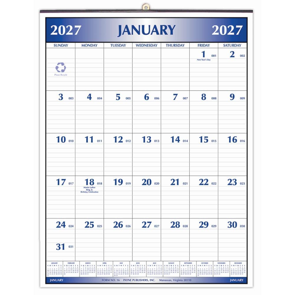 image Large Office 2027 Wall Calendar Main Product Image