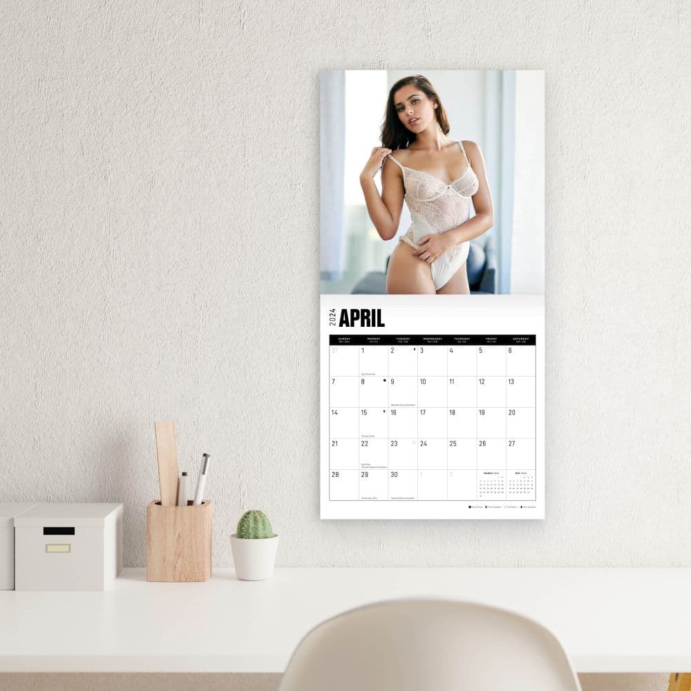 Lingerie 2024 Wall Calendar Sixth Alternate Image width=&quot;1000&quot; height=&quot;1000&quot;