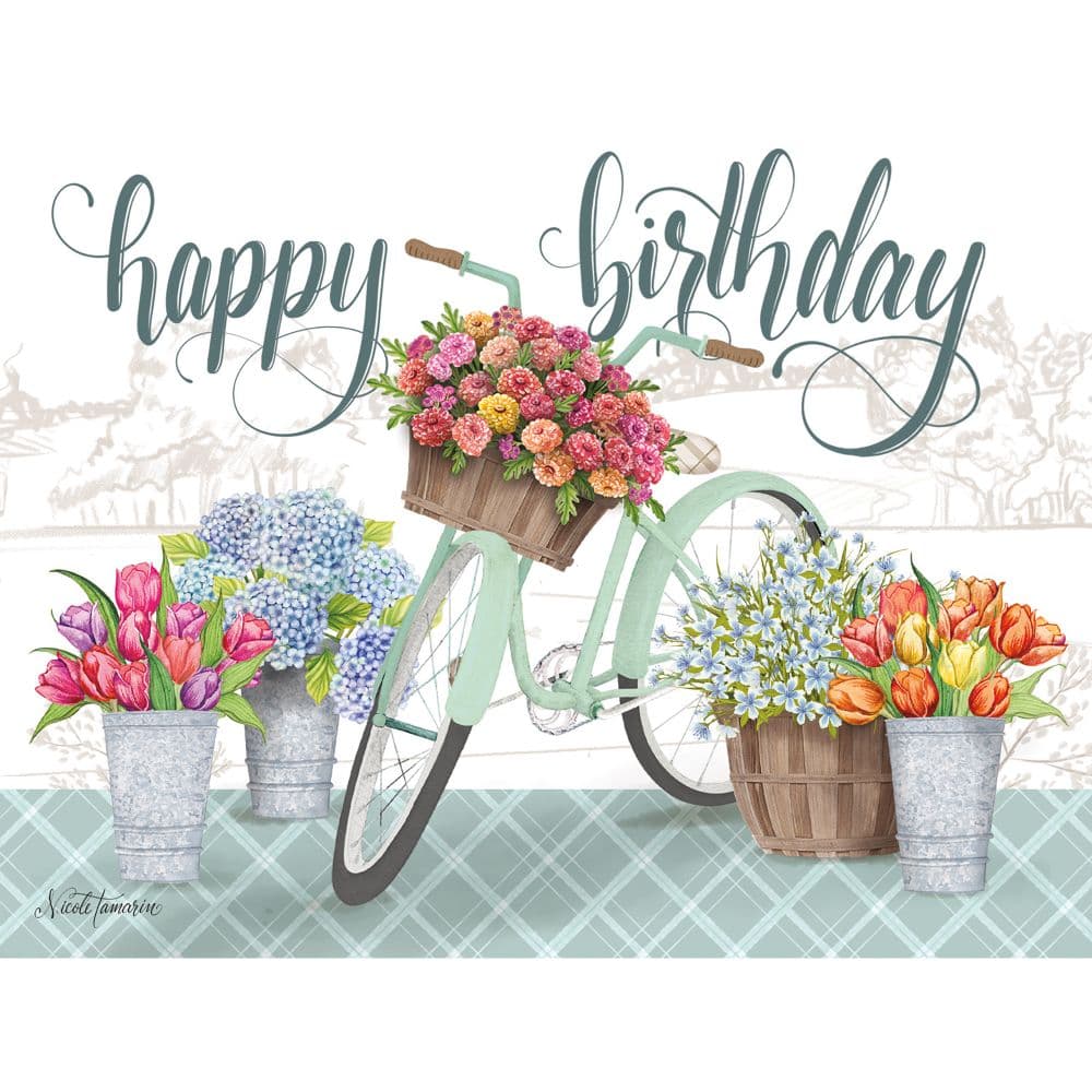 Flower Market Birthday Assorted Boxed Note Cards alt5