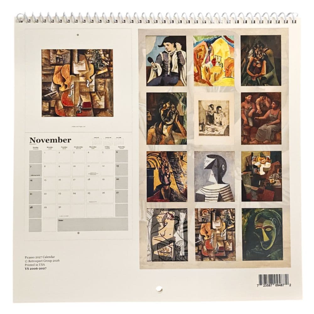 Picasso Square 2027 Wall Calendar First Alternate Image