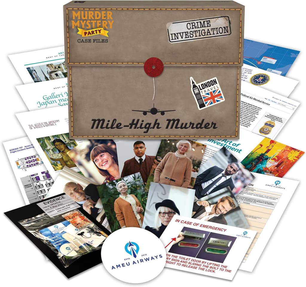 image Murder Mystery Party Case Mile High Murder Game Main Image
